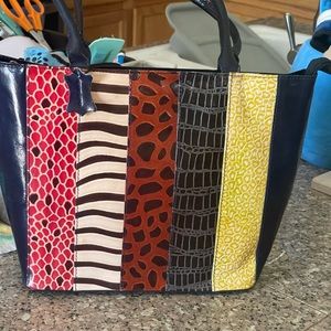 Genuine leather handbag